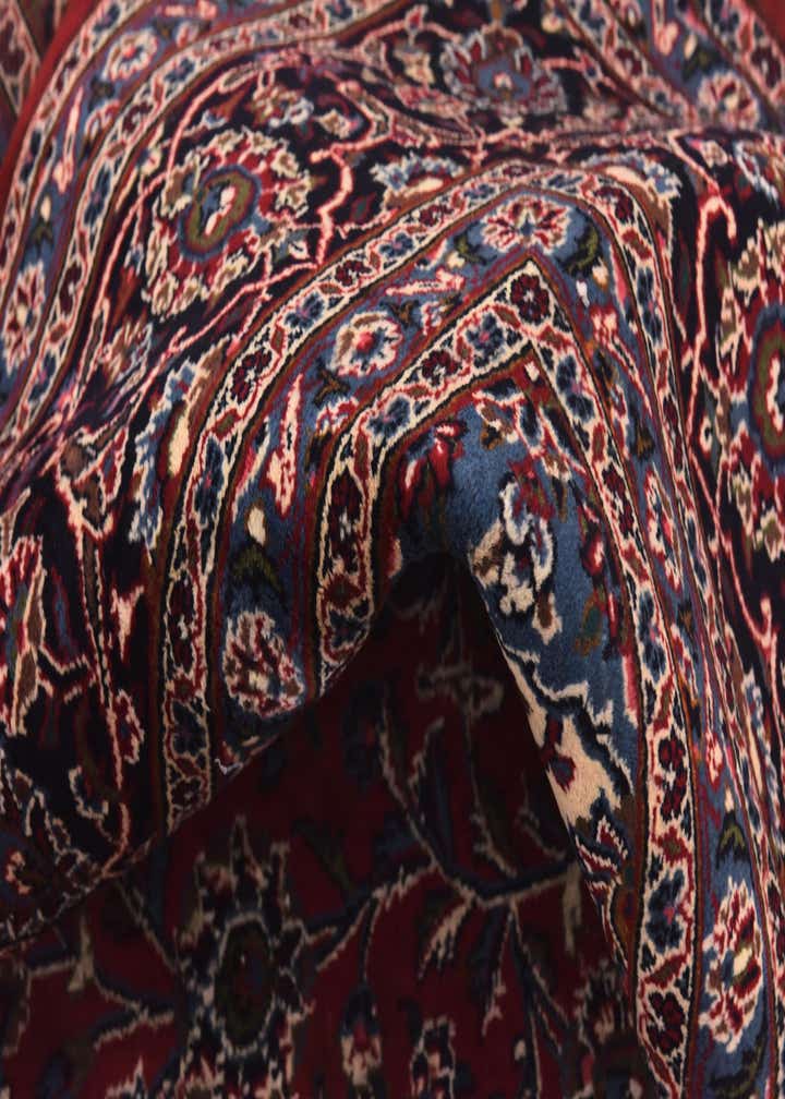 10' x 12' 6 Hand Knotted Mashad Persian Wool Rug