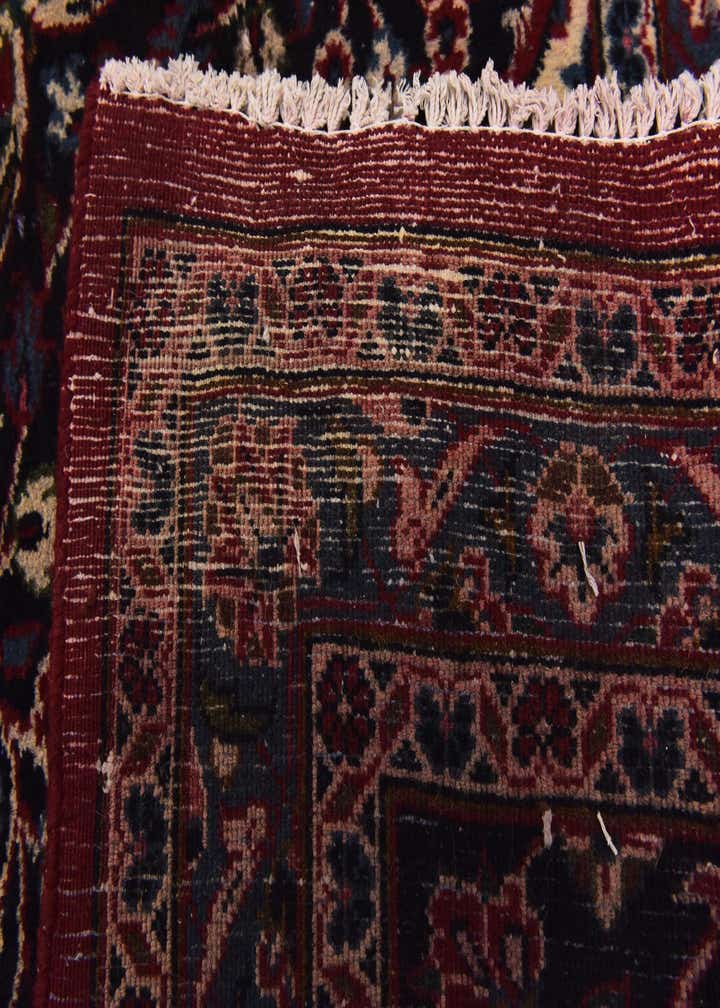 10' x 12' 6 Hand Knotted Mashad Persian Wool Rug