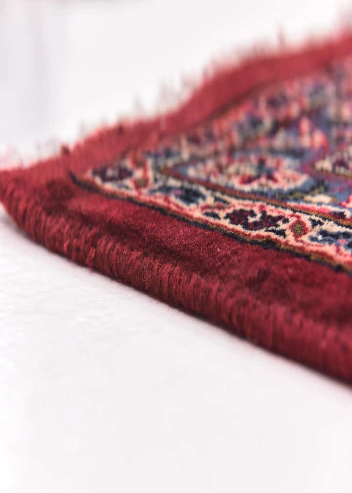 10' x 12' 6 Hand Knotted Mashad Persian Wool Rug
