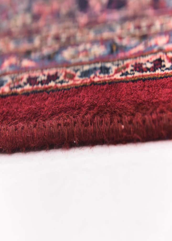 10' x 12' 6 Hand Knotted Mashad Persian Wool Rug
