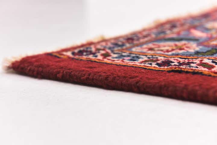 9' 8 x 12' 6 Hand Knotted Mashad Persian Wool Rug