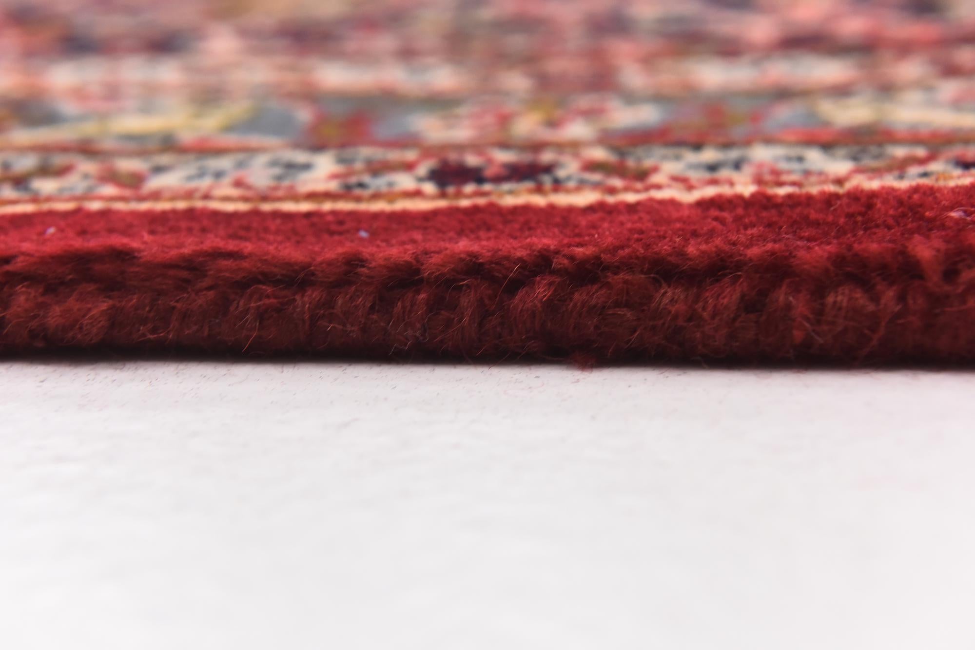 9' 8 x 12' 6 Hand Knotted Mashad Persian Wool Rug