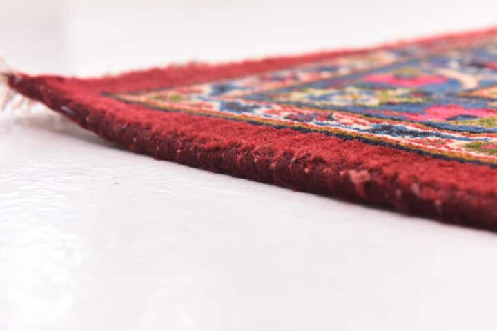 9' 10 x 13' Hand Knotted Mashad Persian Wool Rug