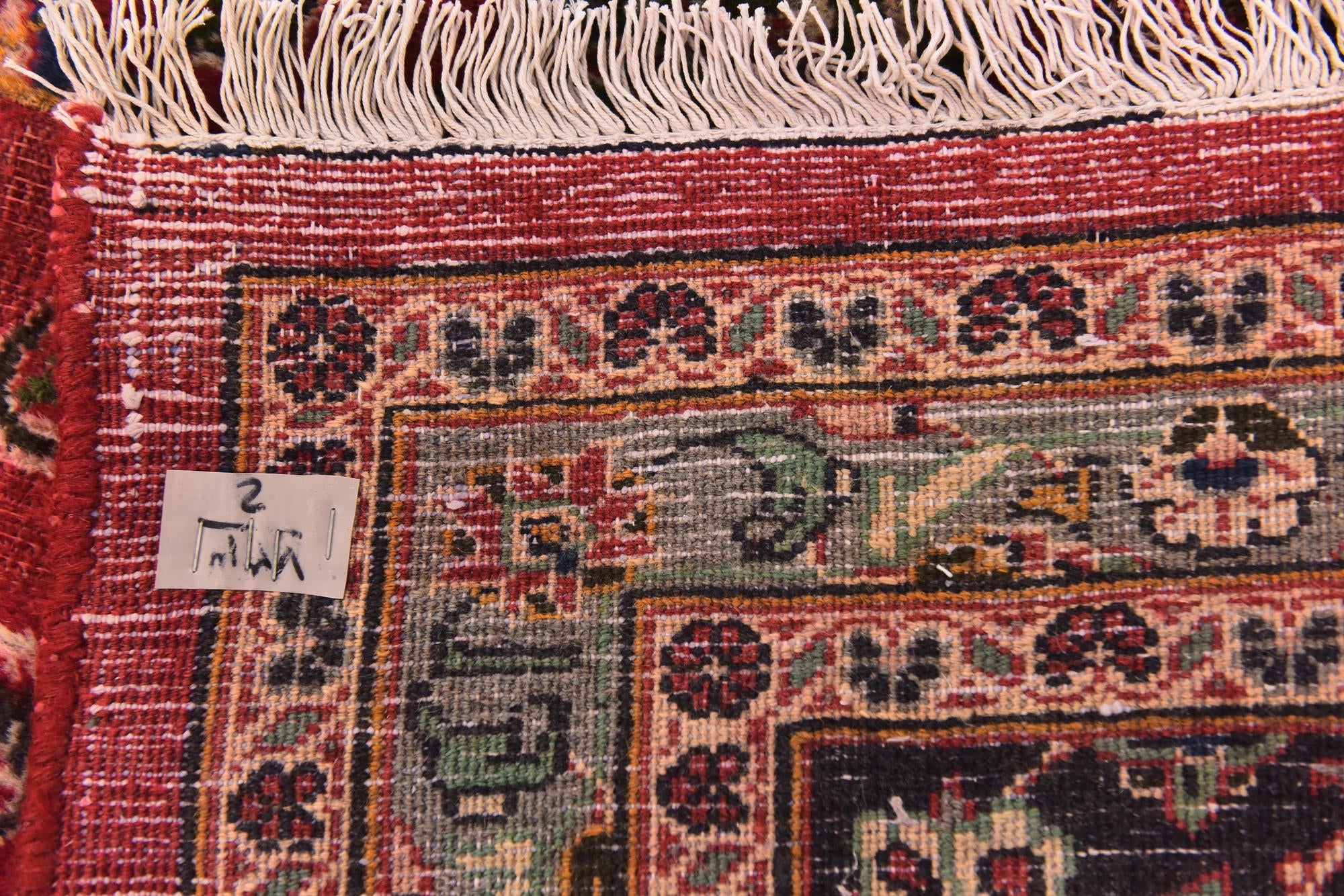 9' 8 x 12' 6 Hand Knotted Mashad Persian Wool Rug