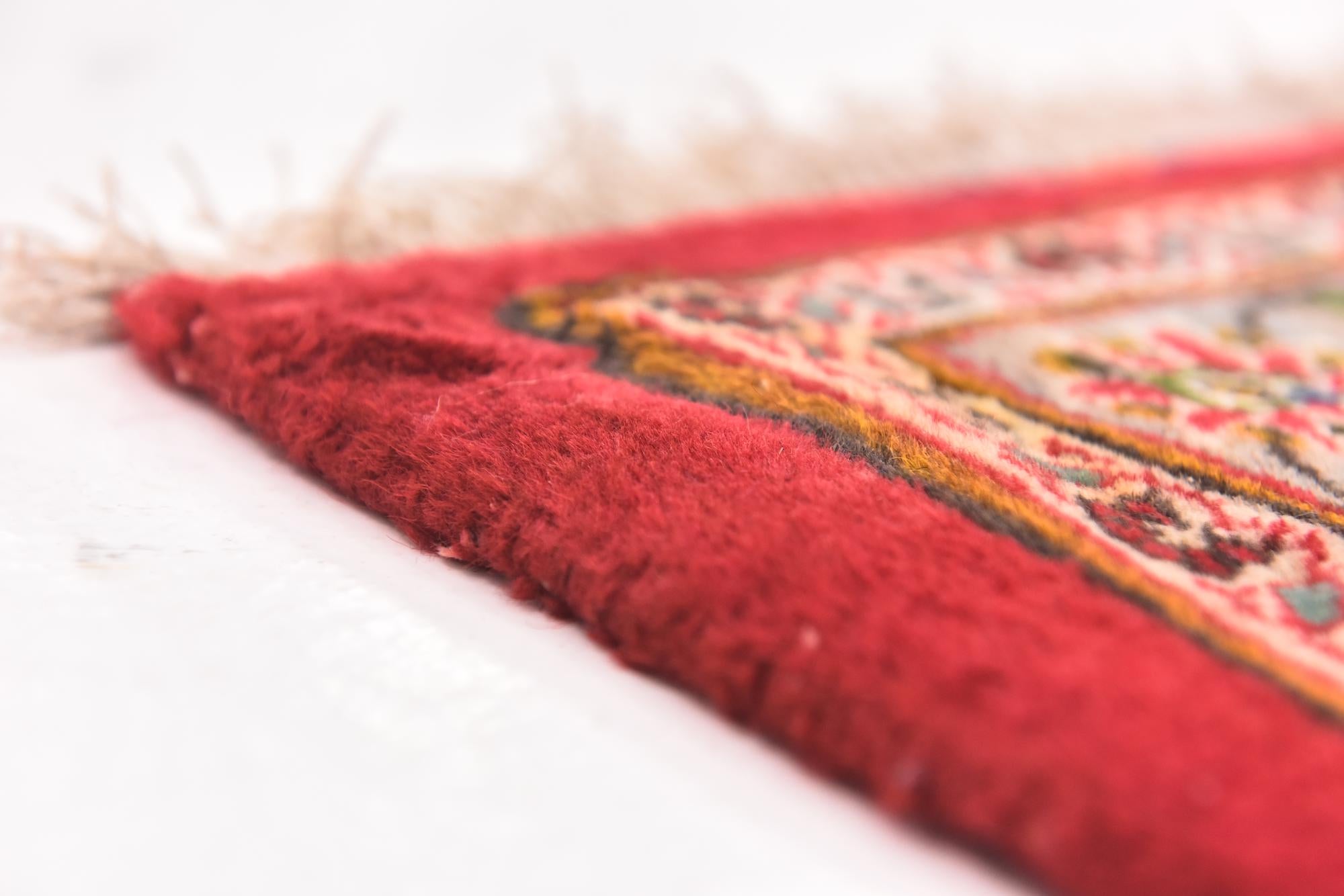 9' 8 x 12' 6 Hand Knotted Mashad Persian Wool Rug