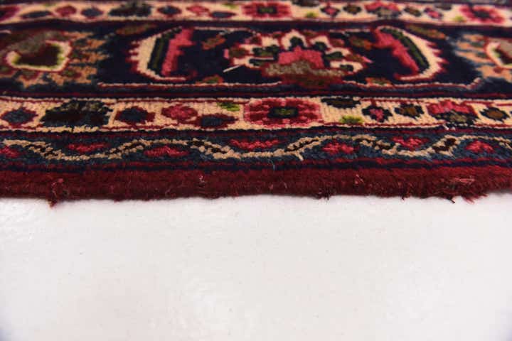 9' 8 x 12' 4 Hand Knotted Mashad Persian Wool Rug