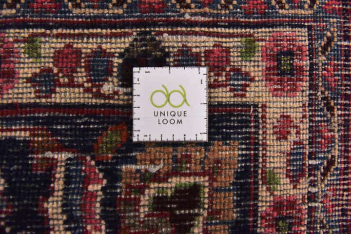 9' 8 x 12' 4 Hand Knotted Mashad Persian Wool Rug