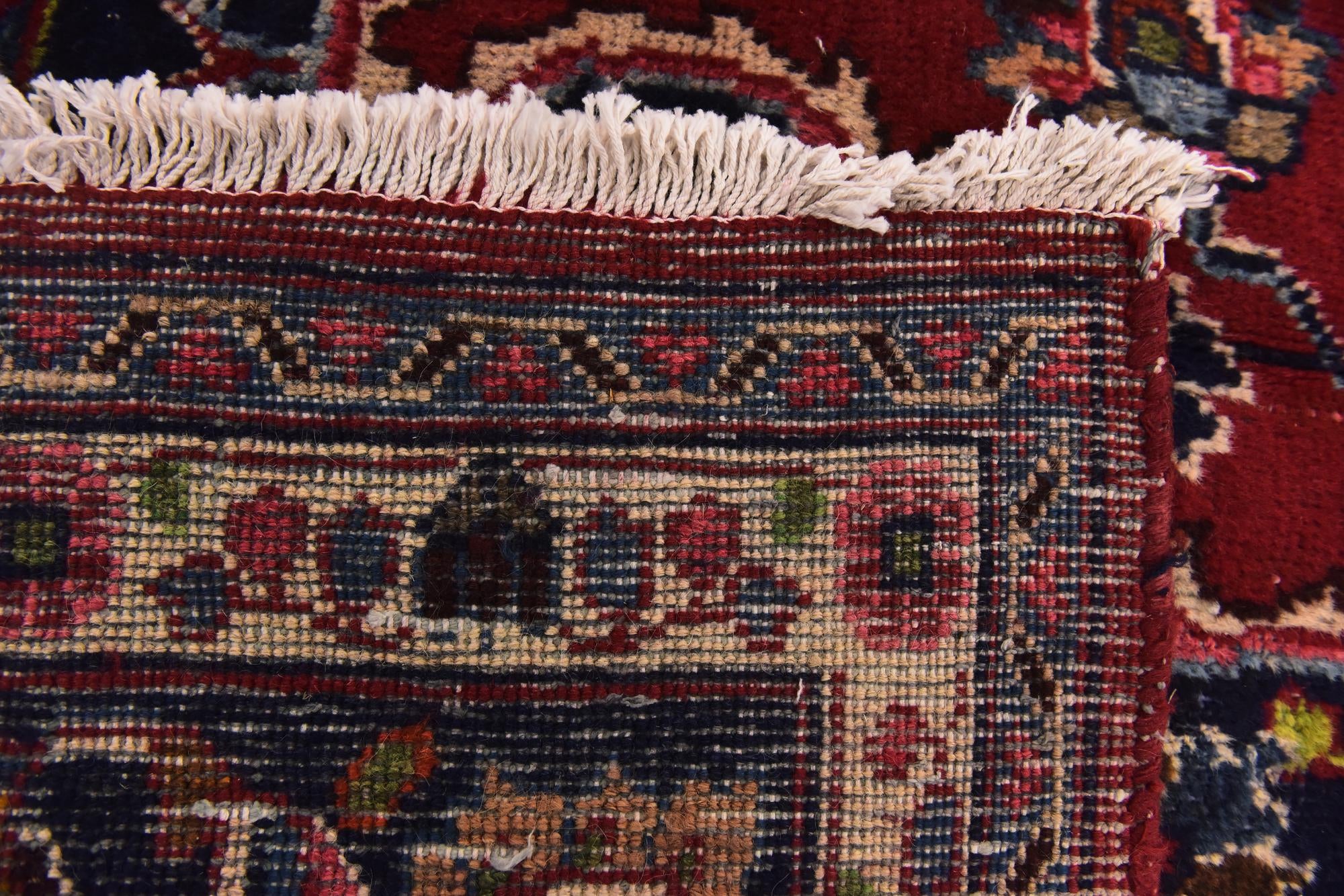 9' 8 x 12' 4 Hand Knotted Mashad Persian Wool Rug