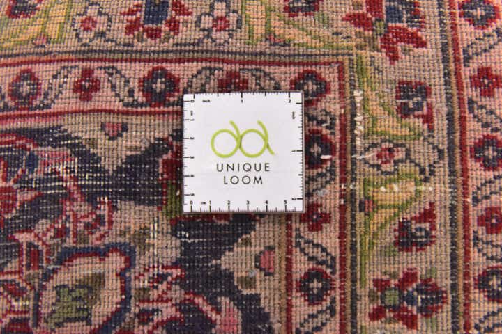 9' 9 x 11' 10 Hand Knotted Mashad Persian Wool Rug