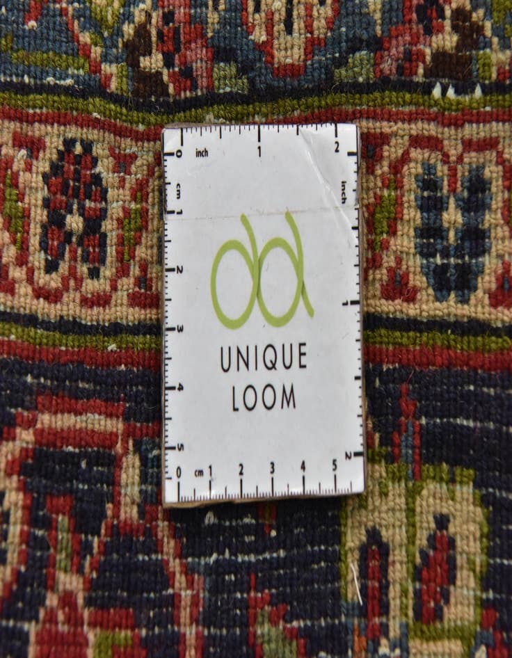 Detail image of 9' 7 x 12' 10  Hand Knotted Mashad Persian Wool Rug