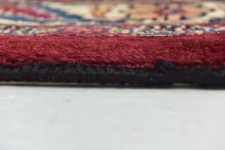 10' x 13' Hand Knotted Mashad Persian Wool Rug