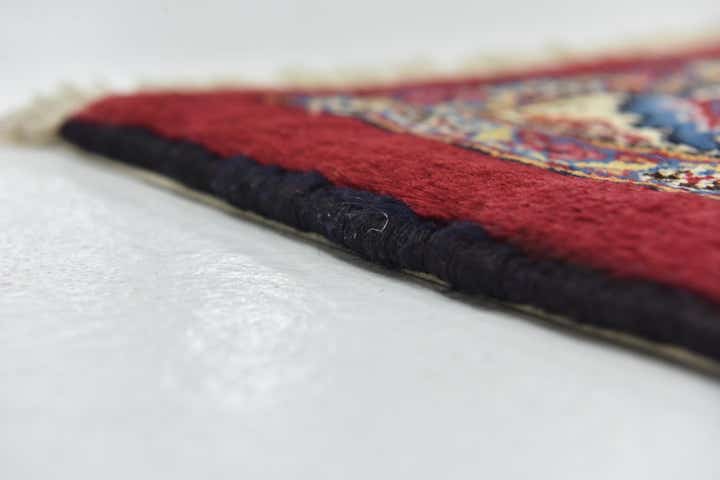 10' x 13' Hand Knotted Mashad Persian Wool Rug