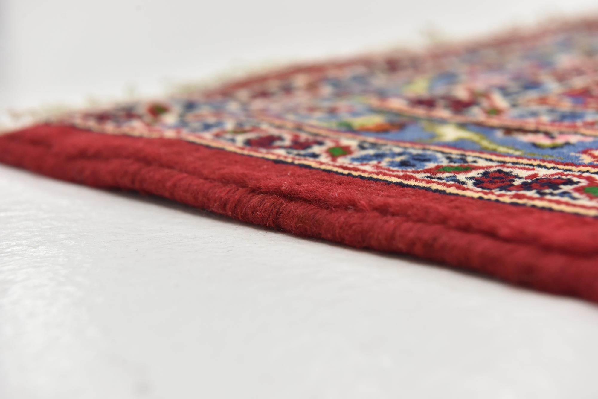 9' 5 x 13' 6 Hand Knotted Mashad Persian Wool Rug