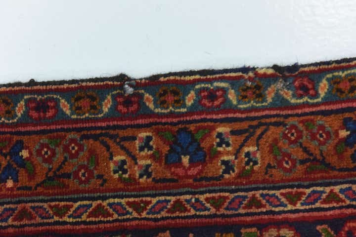 9' 8 x 12' 6 Hand Knotted Mashad Persian Wool Rug