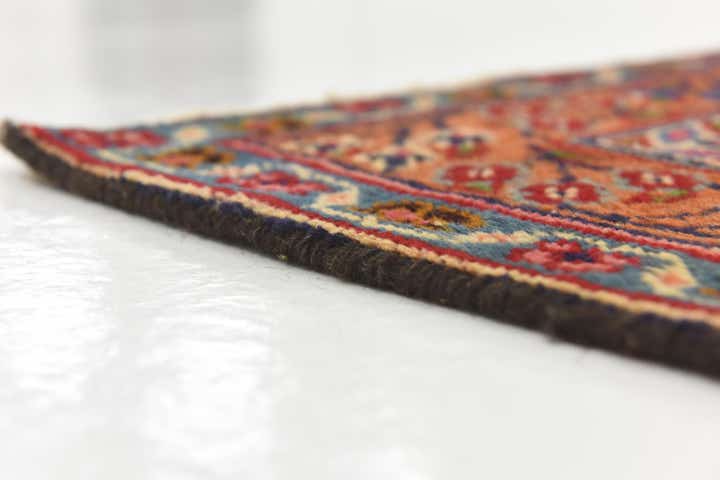9' 8 x 12' 6 Hand Knotted Mashad Persian Wool Rug