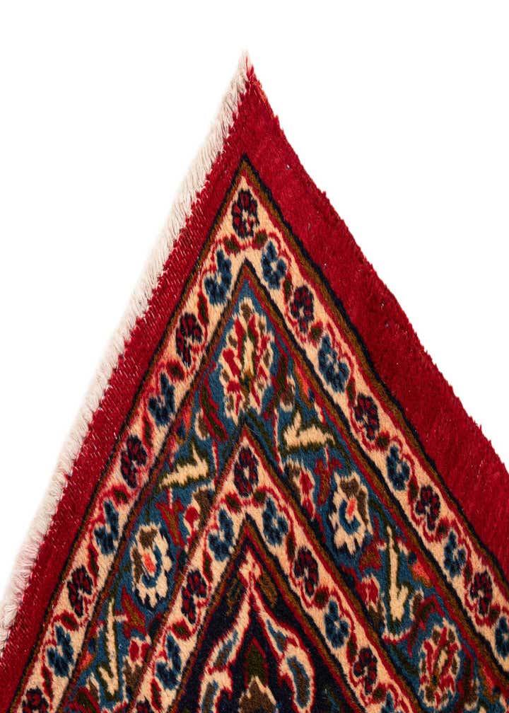 9' 10 x 12' 8 Hand Knotted Mashad Persian Wool Rug