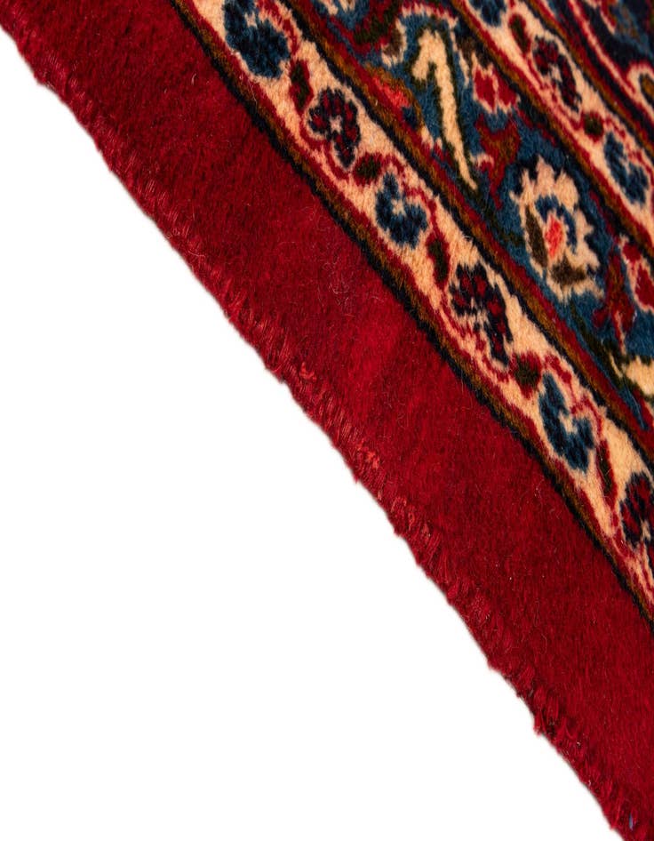 Detail image of 9' 10 x 12' 8 Hand Knotted Mashad Persian Wool Rug