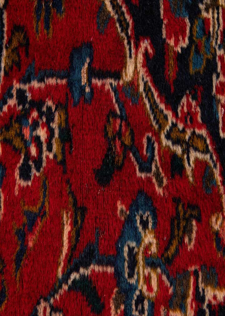 9' 10 x 12' 8 Hand Knotted Mashad Persian Wool Rug