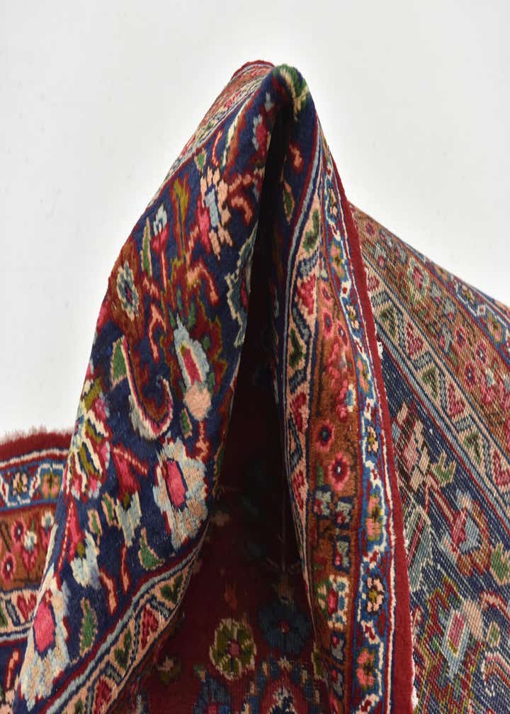 9' 9 x 12' 9 Hand Knotted Mashad Persian Wool Rug