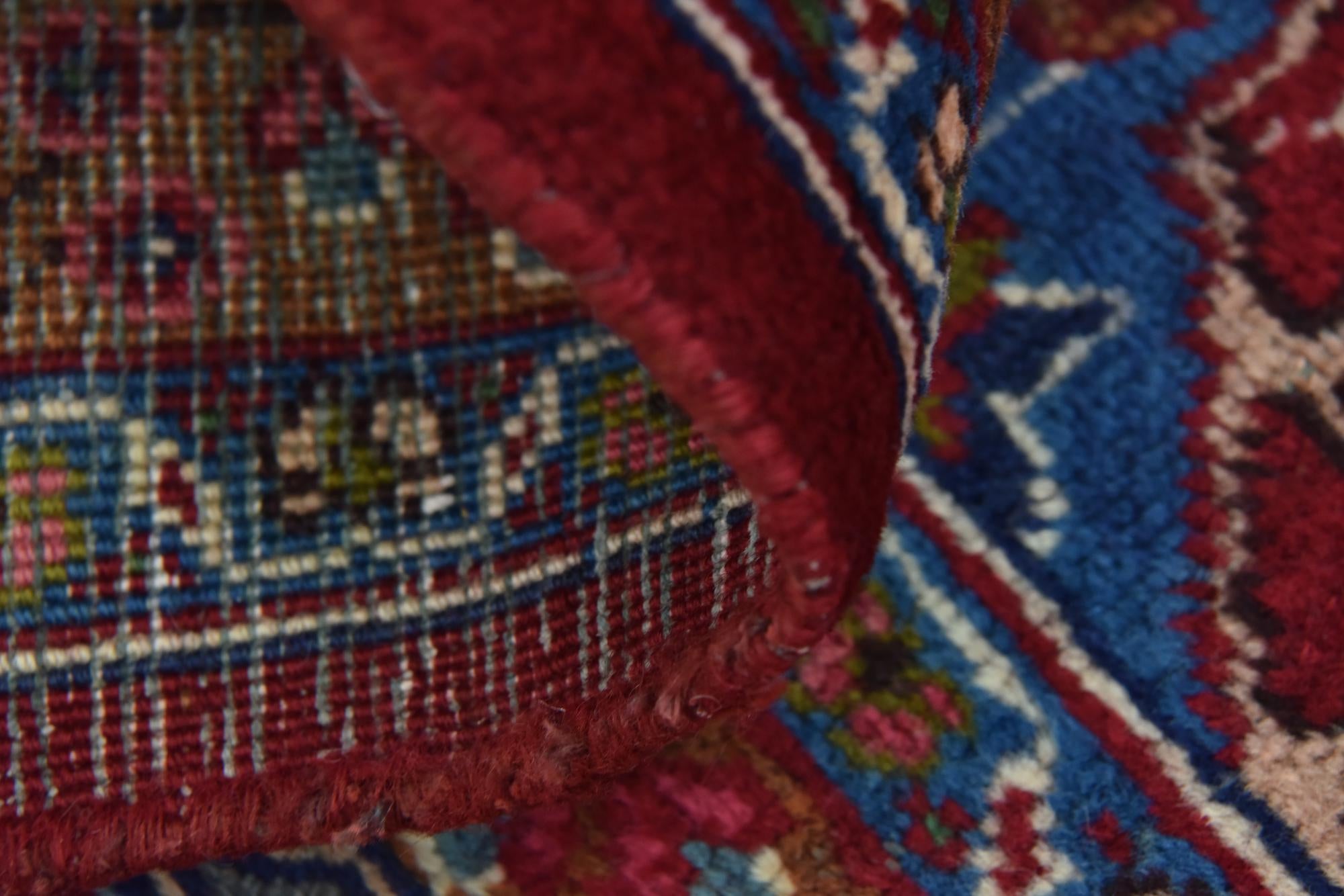 9' 9 x 12' 9 Hand Knotted Mashad Persian Wool Rug