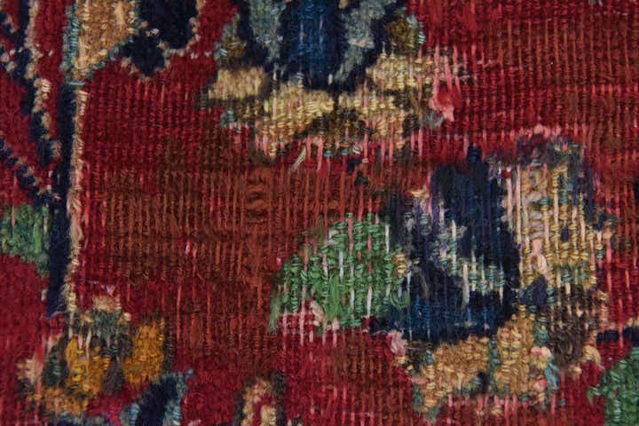 9' 7 x 13' 3 Hand Knotted Mashad Persian Wool Rug