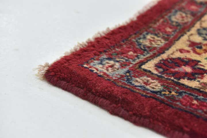 9' 7 x 13' 3 Hand Knotted Mashad Persian Wool Rug