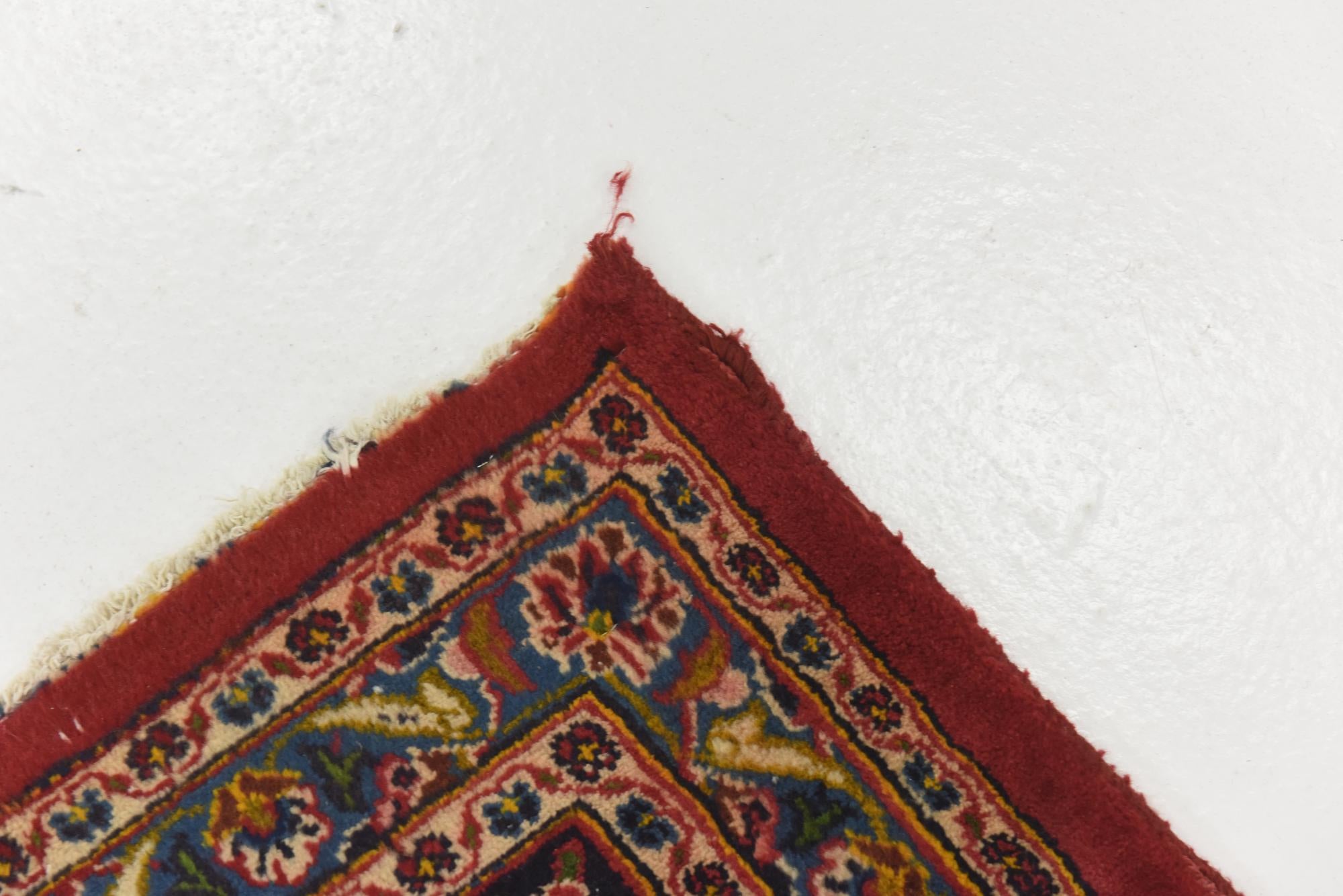 9' 10 x 12' 9 Hand Knotted Mashad Persian Wool Rug