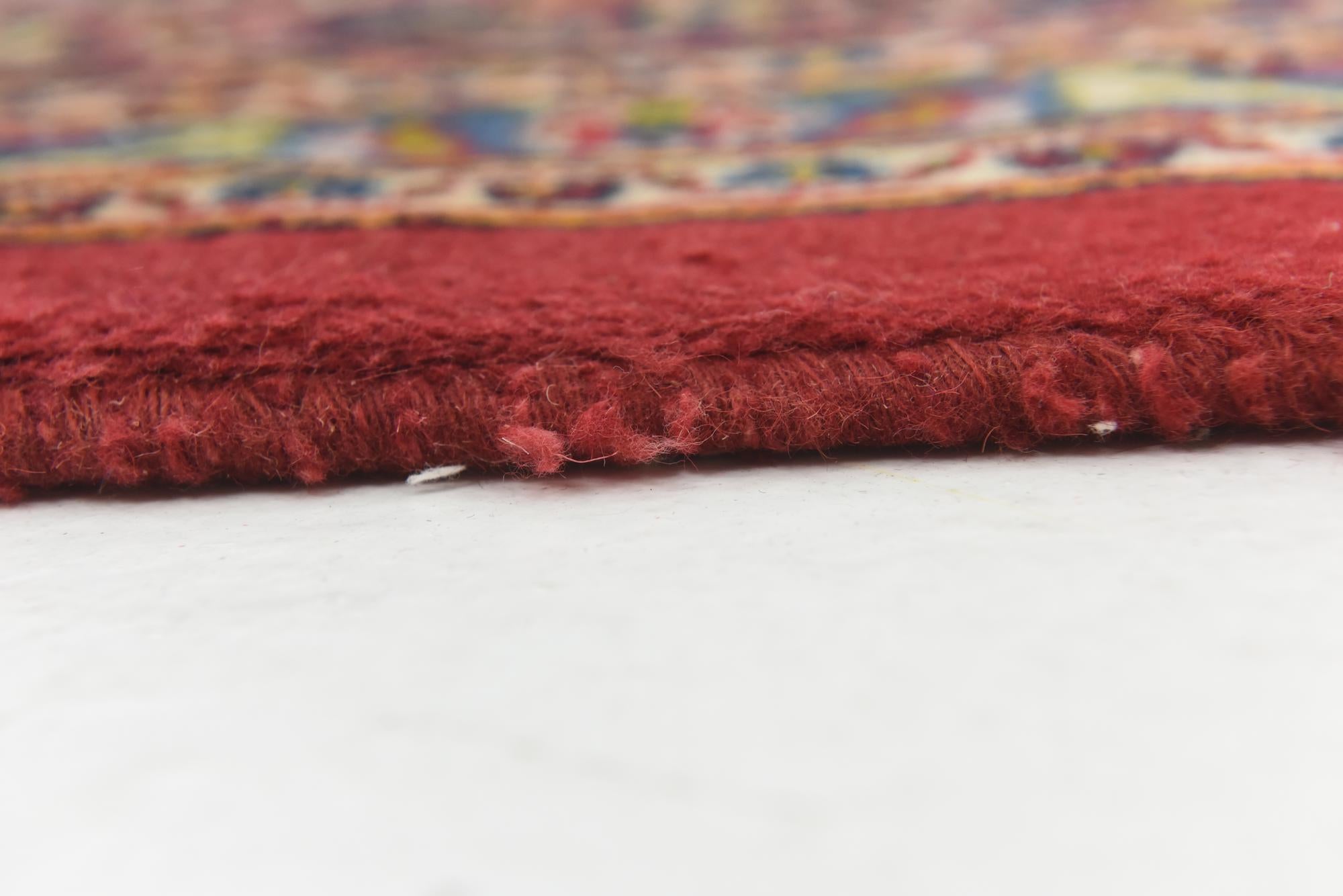 9' 10 x 12' 9 Hand Knotted Mashad Persian Wool Rug