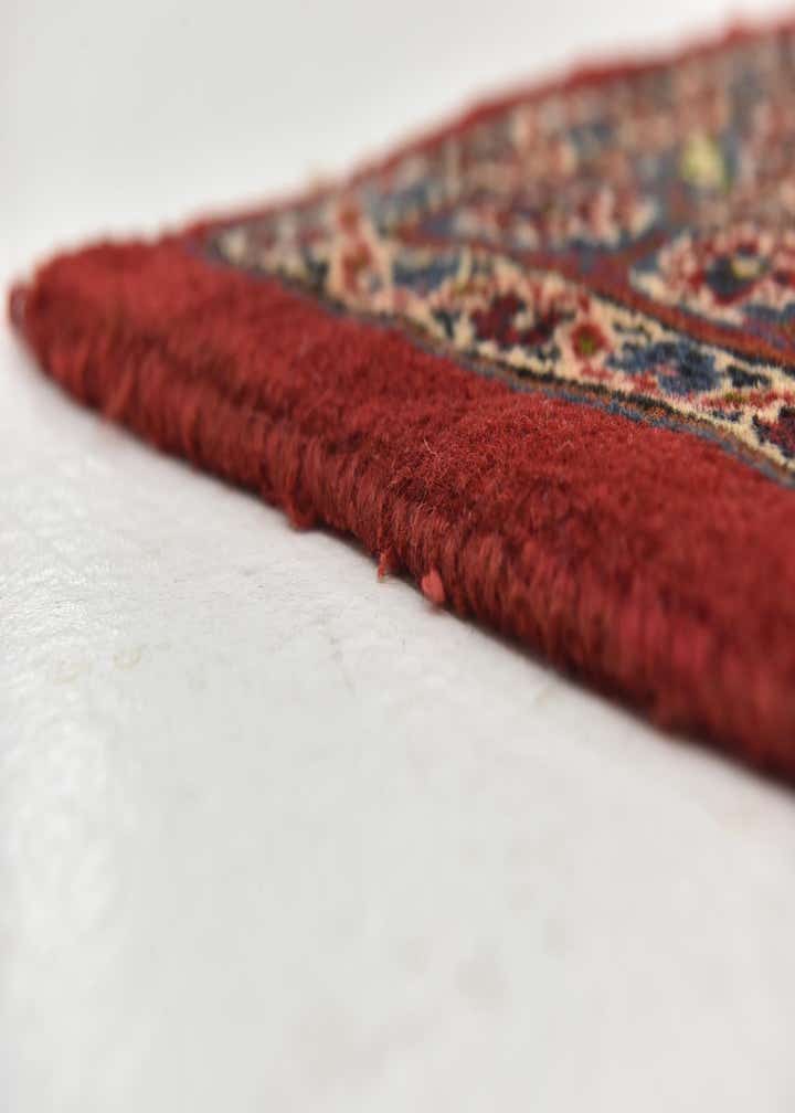 9' 6 x 12' 10 Hand Knotted Mashad Persian Wool Rug