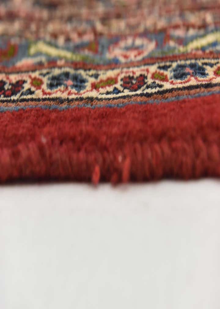 9' 6 x 12' 10 Hand Knotted Mashad Persian Wool Rug