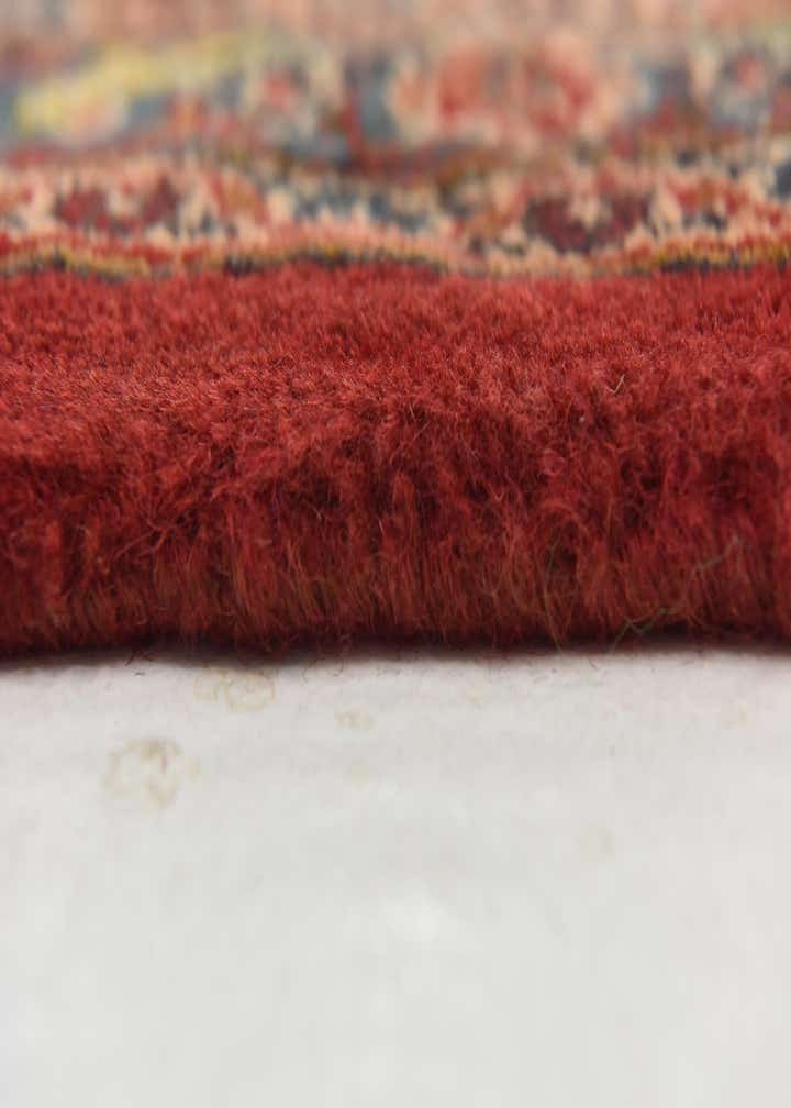9' 8 x 12' 10 Hand Knotted Mashad Persian Wool Rug