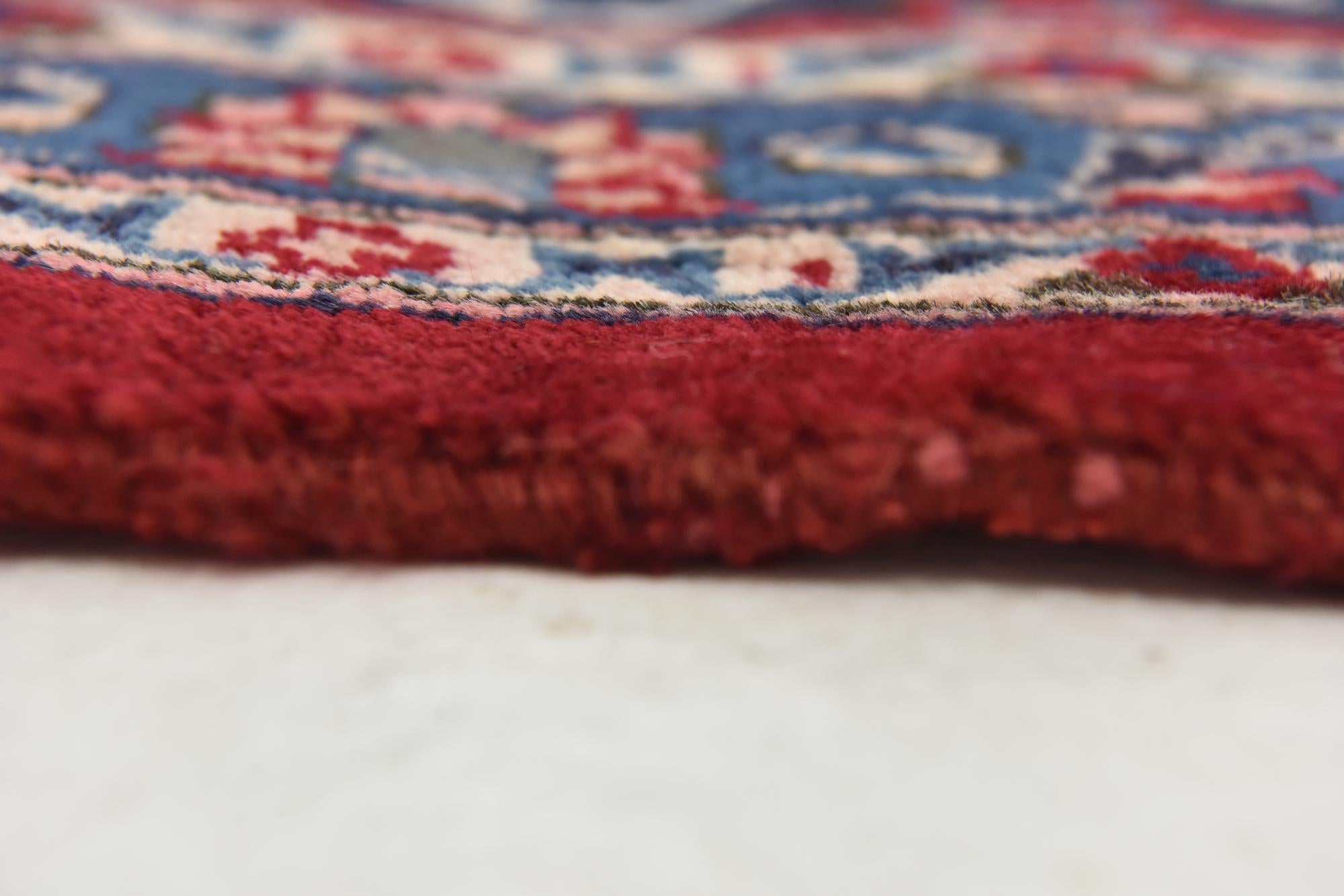 9' 8 x 13' 4 Hand Knotted Mashad Persian Wool Rug