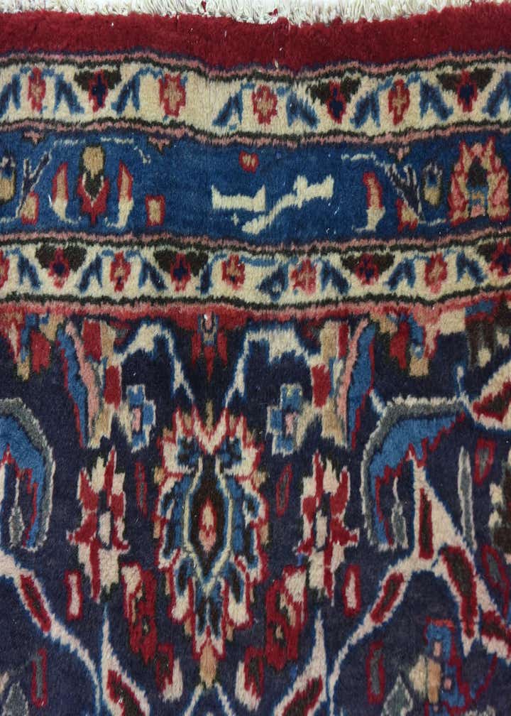 9' 8 x 13' 4 Hand Knotted Mashad Persian Wool Rug