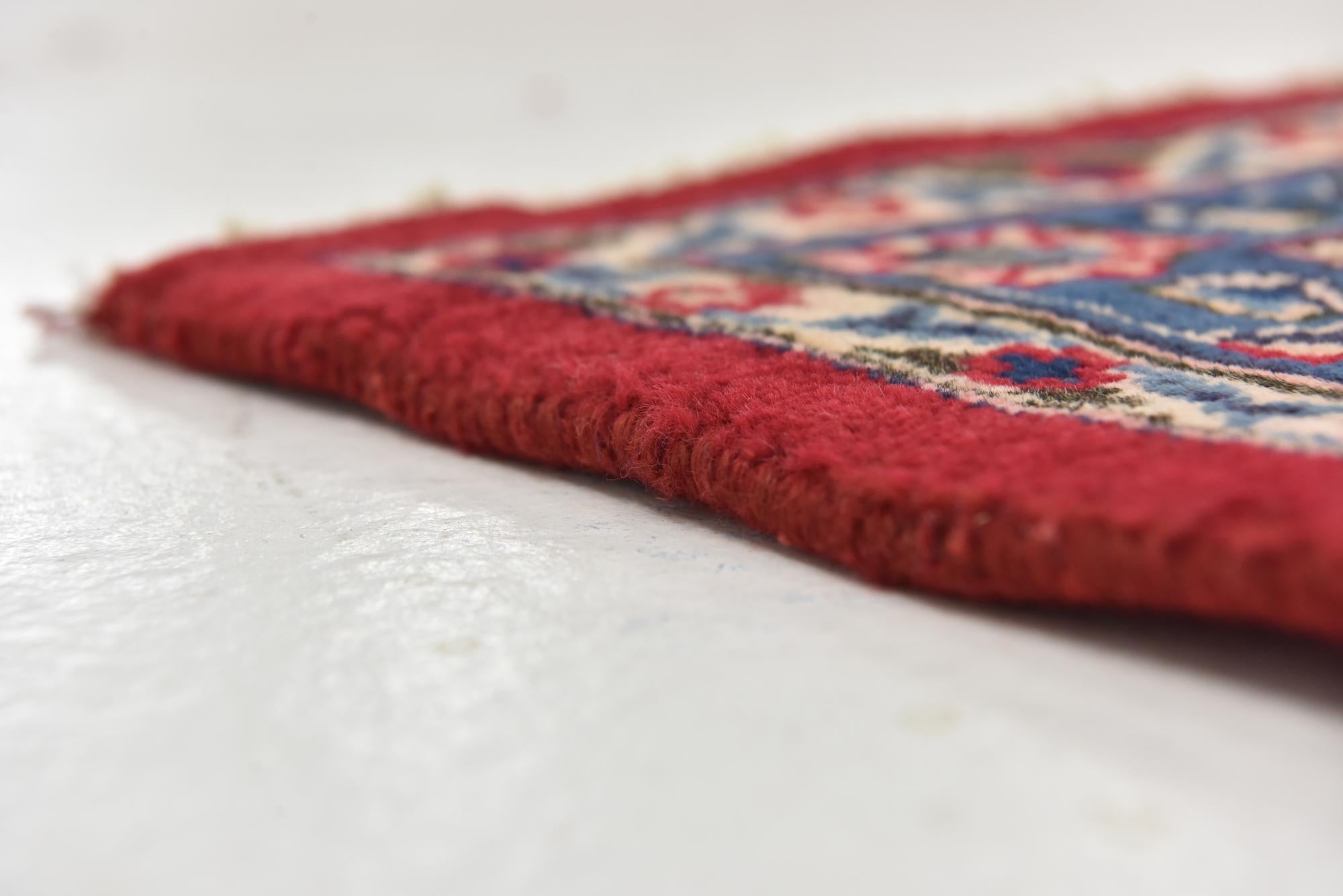 9' 8 x 13' 4 Hand Knotted Mashad Persian Wool Rug