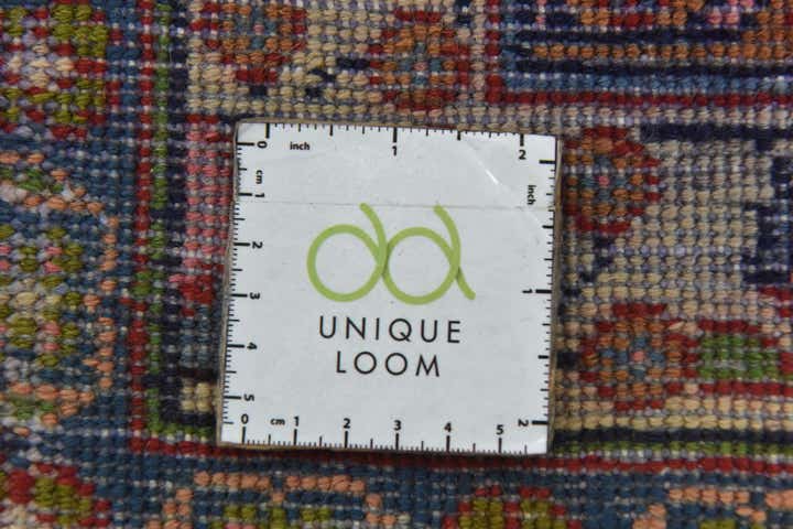 9' 8 x 12' 9 Hand Knotted Mashad Persian Wool Rug