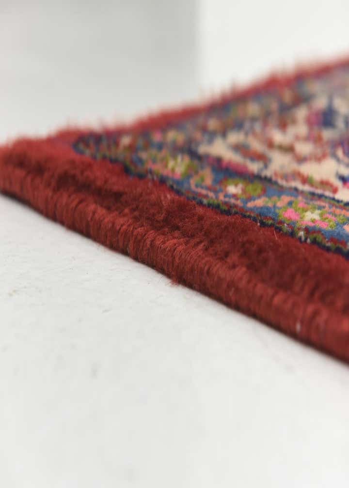 9' 8 x 12' 9 Hand Knotted Mashad Persian Wool Rug