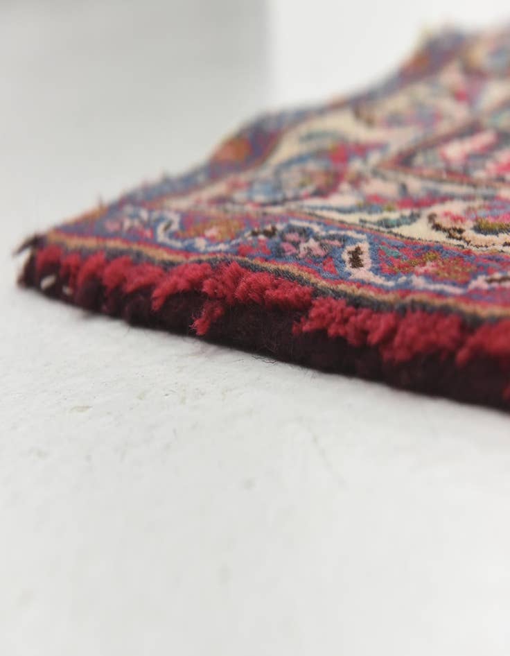 Detail image of 9' 3 x 12' 9  Hand Knotted Mashad Persian Wool Rug