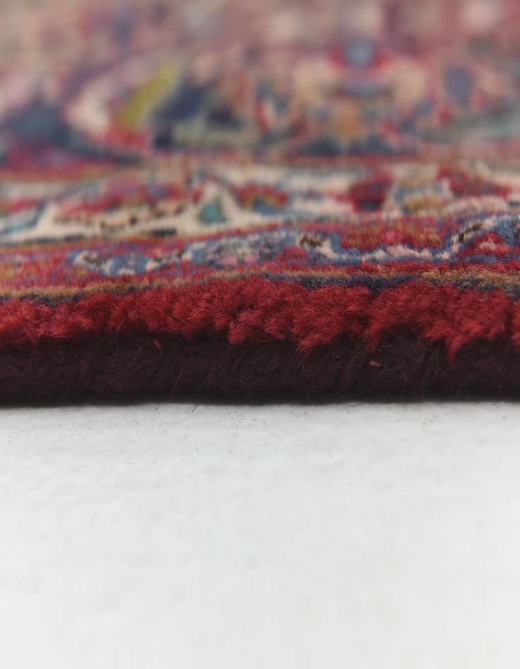 Detail image of 9' 3 x 12' 9  Hand Knotted Mashad Persian Wool Rug