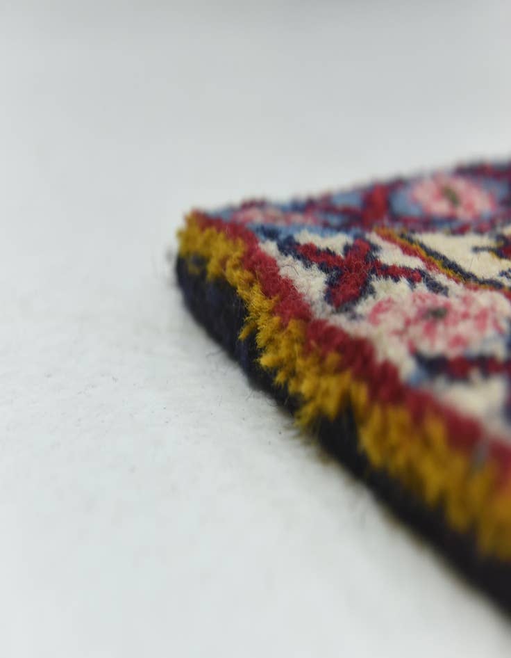 Detail image of 9' 10 x 12' 7  Hand Knotted Mashad Persian Wool Rug