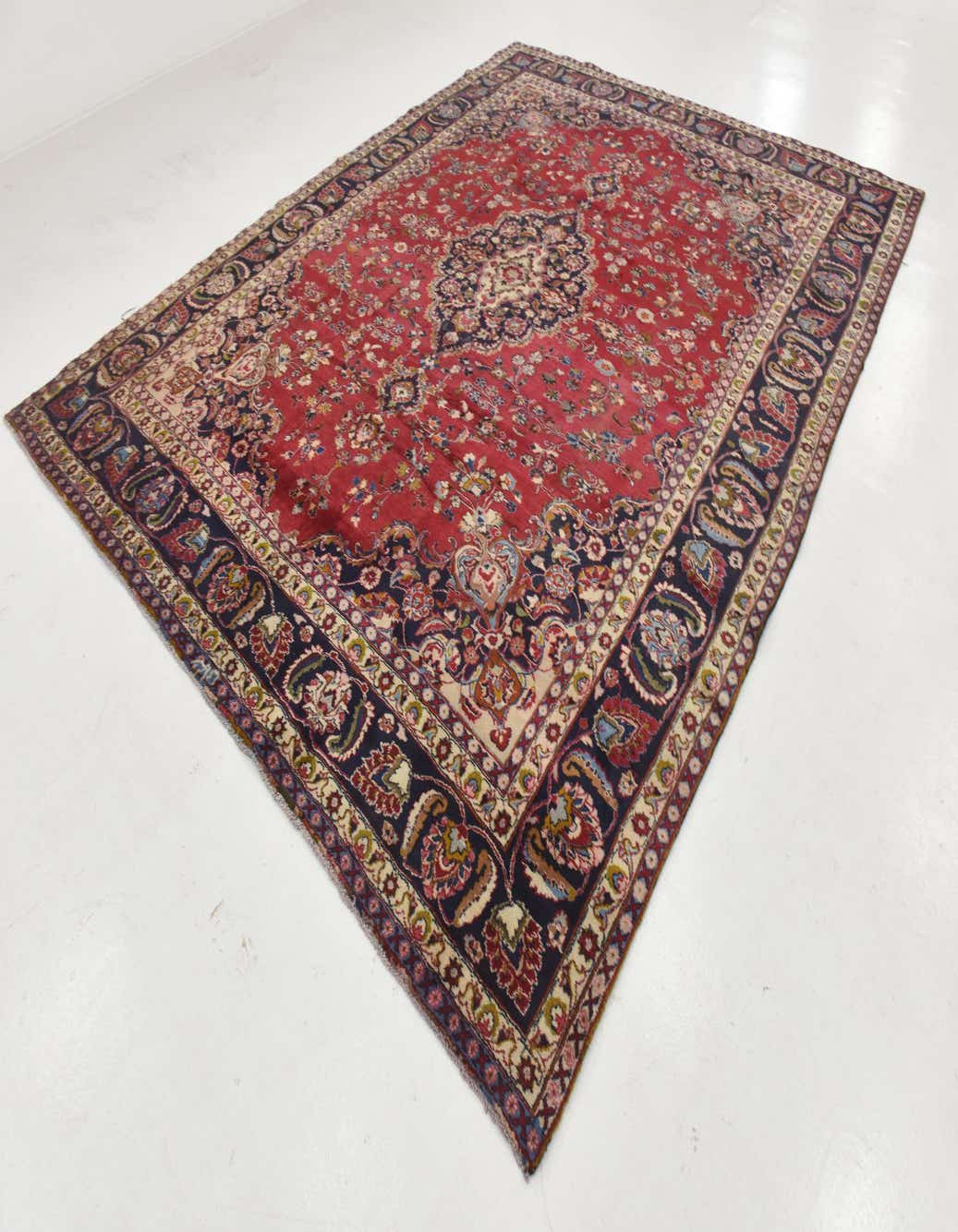 Detail image of 300cm x 385cm  Hand Knotted Mashad Persa Wool Alfombra