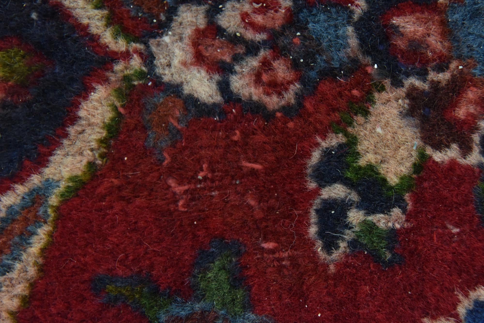 9' 8 x 13' Hand Knotted Mashad Persian Wool Rug