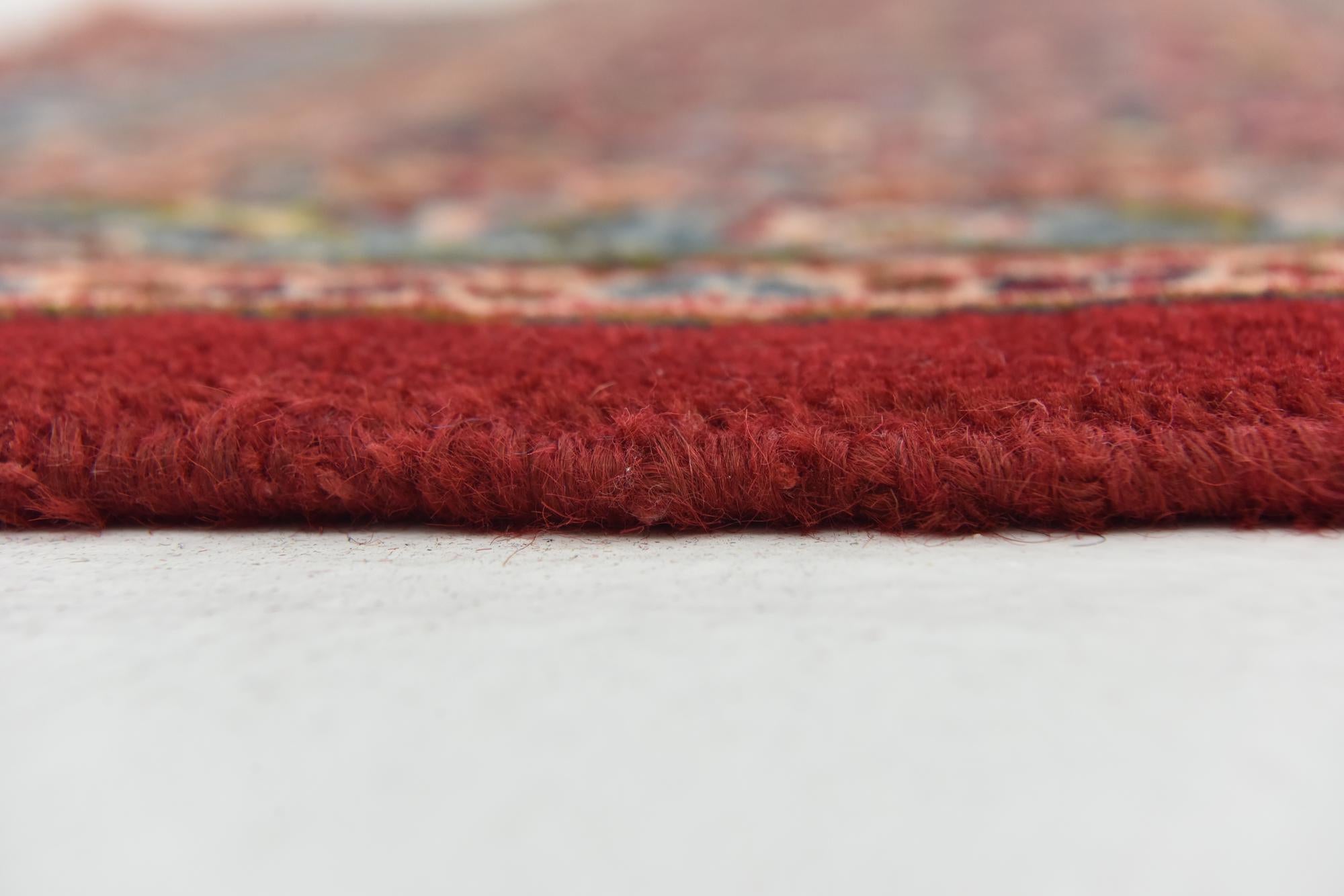 9' 8 x 13' Hand Knotted Mashad Persian Wool Rug
