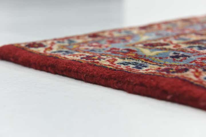 9' 8 x 13' Hand Knotted Mashad Persian Wool Rug