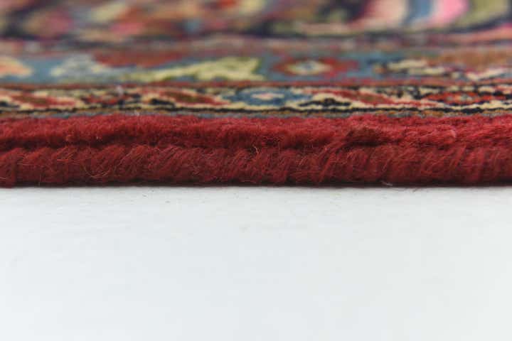9' 6 x 12' 7 Hand Knotted Mashad Persian Wool Rug