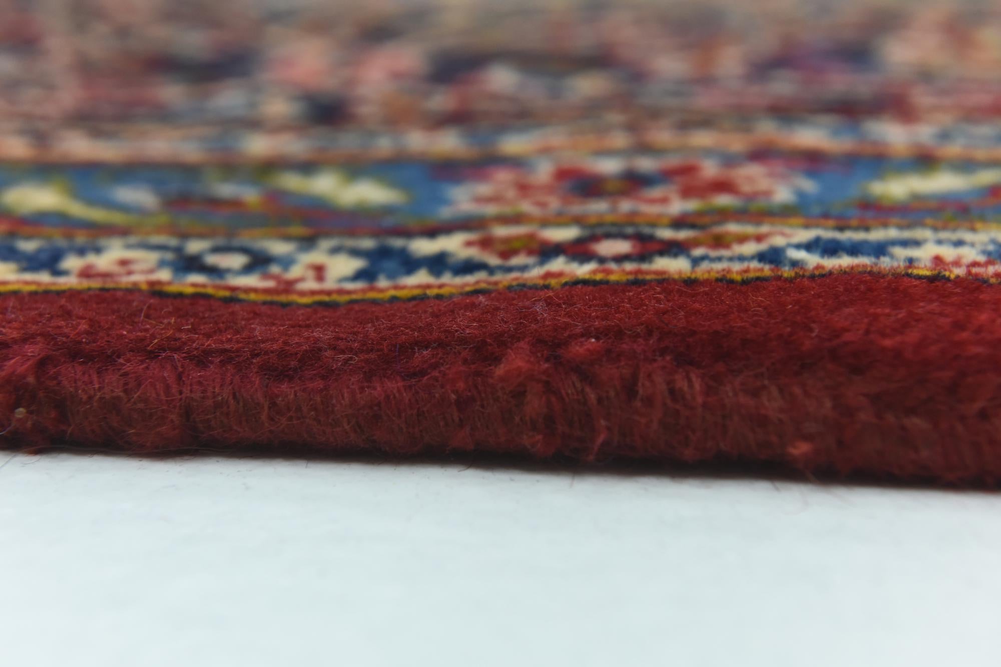 9' 10 x 12' 3 Hand Knotted Mashad Persian Wool Rug