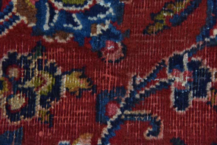 9' 10 x 12' 7 Hand Knotted Mashad Persian Wool Rug