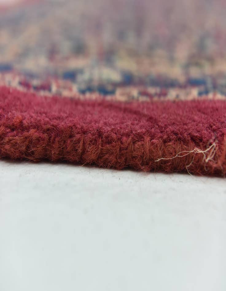 Detail image of 10' x 12' 9  Hand Knotted Mashad Persian Wool Rug