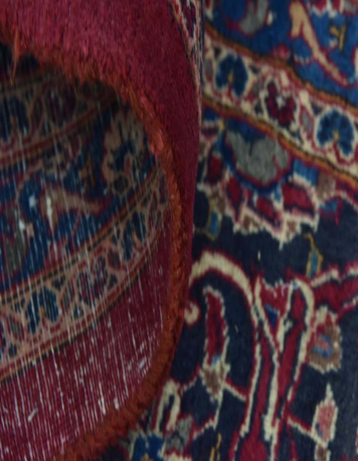 Detail image of 10' x 12' 9  Hand Knotted Mashad Persian Wool Rug