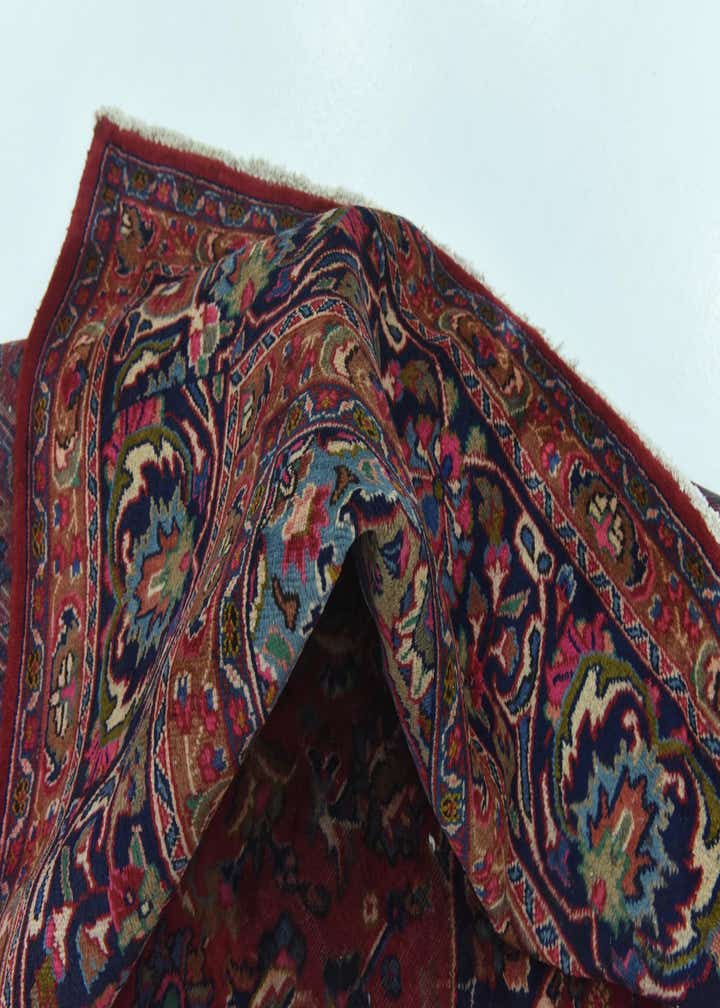 9' 9 x 12' 9 Hand Knotted Mashad Persian Wool Rug