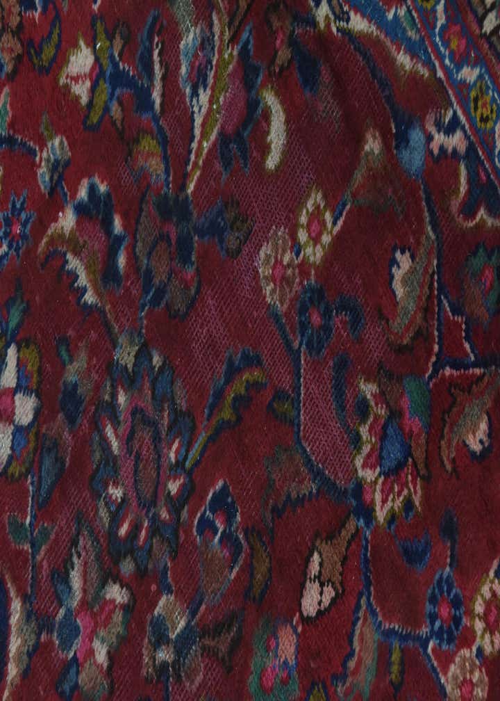 9' 9 x 12' 9 Hand Knotted Mashad Persian Wool Rug